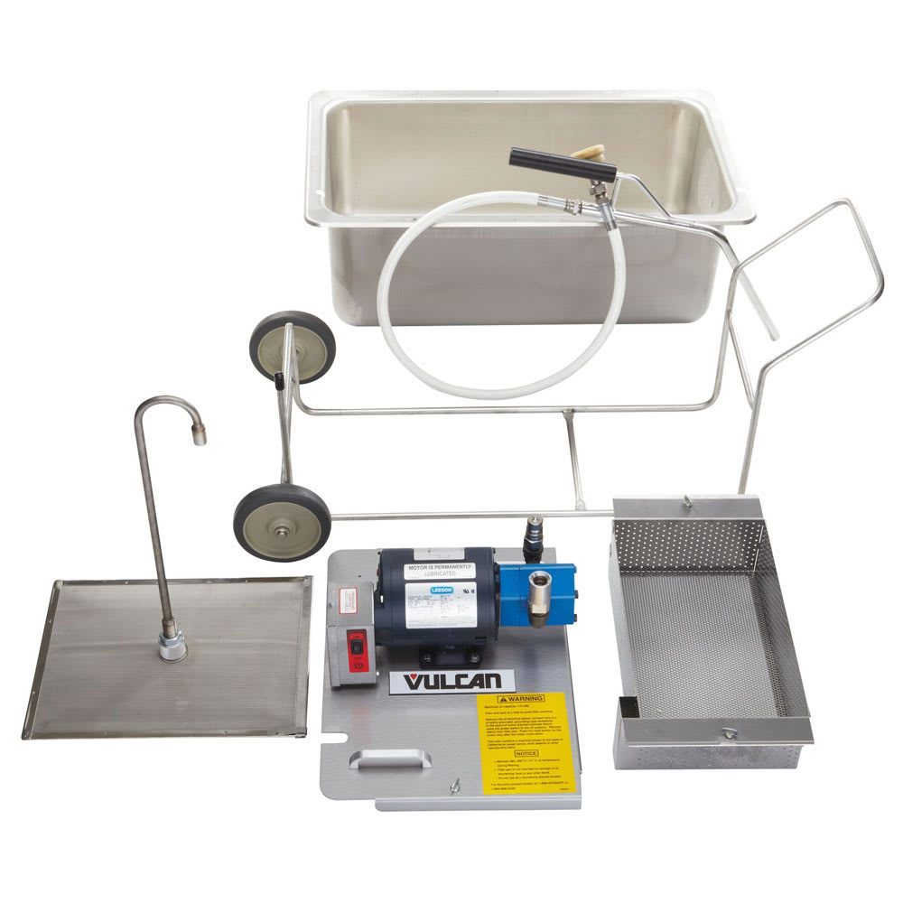 Vulcan MF-1 110 lb Commercial Fryer Filter - Suction, 120v - Image 2