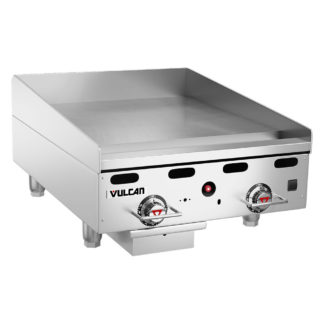 Vulcan MSA24 24" Gas Griddle w/ Thermostatic Controls - 1" Steel Plate