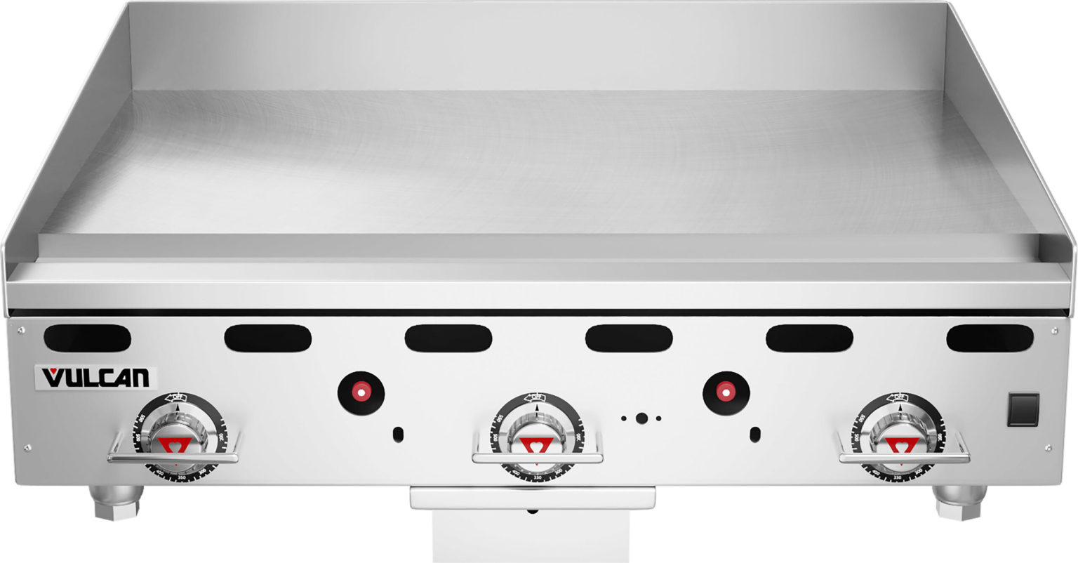 Vulcan MSA36-30 36" Gas Griddle w/ Thermostatic Controls - 1" Steel