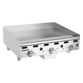 Vulcan MSA36 36" Gas Griddle w/ Thermostatic Controls - 1" Steel Plate