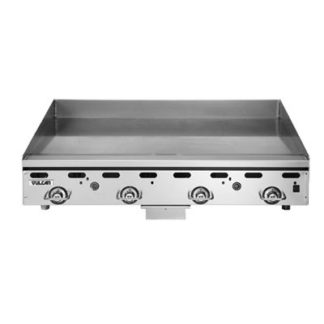 Vulcan MSA48-C0100P 48" Gas Griddle w/ Thermostatic Controls - 3/4" Steel Plate