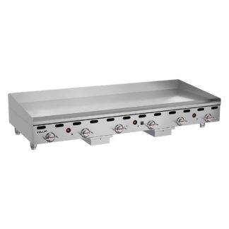 Vulcan MSA72 72" Gas Griddle w/ Thermostatic Controls - 1" Steel Plate