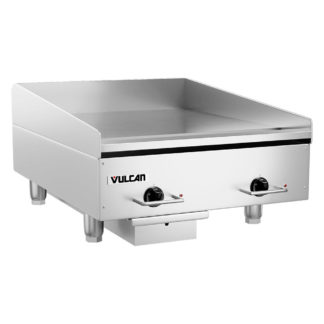 Vulcan RRE24E 24" Electric Griddle w/ Thermostatic Controls - 3/4" Steel Plate, 240v/3ph
