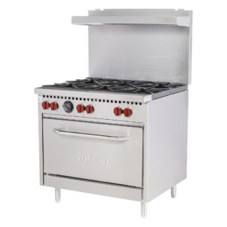 Vulcan SX36-6B 36" 6 Burner Gas Range w/ Standard Oven