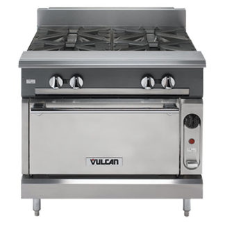 Vulcan V6B36C 36" 6 Burner Gas Range w/ Convection Oven