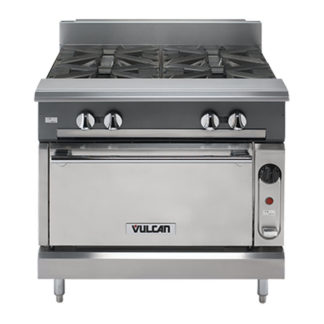 Vulcan VCBB24B 24" Gas Range w/ Charbroiler & Storage Base