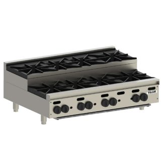 Vulcan VHP848U 48" Gas Hotplate w/ (8) Burners & Infinite Controls