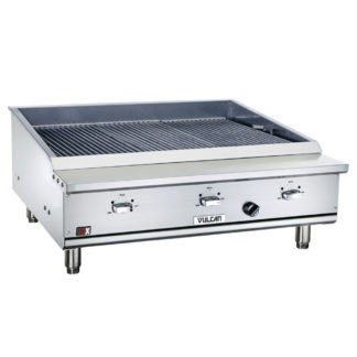 Vulcan VTEC36 36 1/2" Countertop Charbroiler w/ Conversion Burner