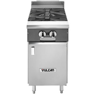 Vulcan V2B12B 12" 2 Burner Gas Range w/ Storage Base