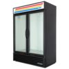 True GDM-49-HC~TSL01 54" Two Section Glass Door Merchandiser, (2) Left/Right Hinge Doors, 115v, Black - Image 4