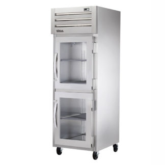 True STA1R-2HG-HC 27 1/2" One Section Reach In Refrigerator, (2) Right Hinge Glass Doors, 115v