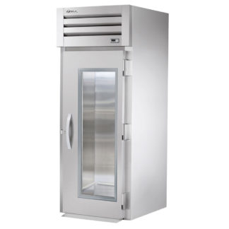 True STR1RRI-1G 35" One Section Roll In Refrigerator, (1) Right Hinge Glass Door, 115v
