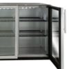 True TBB-24GAL-72G-S-HC-LD 71 7/8" Bar Refrigerator - 3 Swinging Glass Doors, Stainless, 115v - Image 8