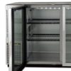 True TBB-24GAL-72G-S-HC-LD 71 7/8" Bar Refrigerator - 3 Swinging Glass Doors, Stainless, 115v - Image 9