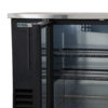 True TBB-4G-HC-LD 90 3/8" Bar Refrigerator - 3 Swinging Glass Doors, Black, 115v - Image 8