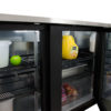True TBB-4G-HC-LD 90 3/8" Bar Refrigerator - 3 Swinging Glass Doors, Black, 115v - Image 12