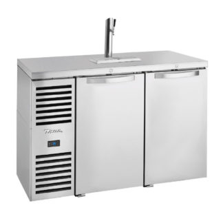 True TDR48-RISZ1-L-S-SS-1 48" Draft Beer System w/ (1) Keg Capacity - (1) Column, Stainless, 115v