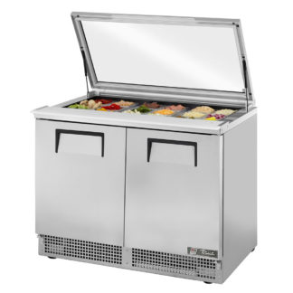 True TFP-48-18M-FGLID 48" Sandwich/Salad Prep Table w/ Refrigerated Base, 115v