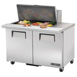 True TSSU-48-15M-B-HC 48" Sandwich/Salad Prep Table w/ Refrigerated Base, 115v