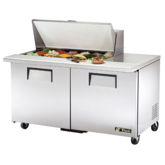 True TSSU-60-18M-B-HC 60" Sandwich/Salad Prep Table w/ Refrigerated Base, 115v
