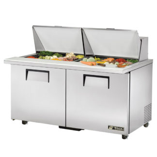 True TSSU-60-24M-B-ST-ADA-HC 60" Sandwich/Salad Prep Table w/ Refrigerated Base, 115v