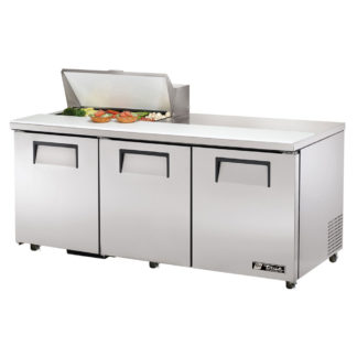 True TSSU-72-08-HC 72" Sandwich/Salad Prep Table w/ Refrigerated Base, 115v