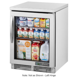 True TUC-24G-HC~FGD01 24" W Undercounter Refrigerator w/ (1) Section & (1) Right Hinge Door, 115v