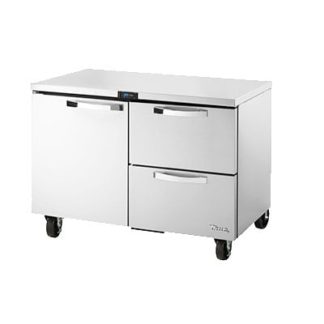True TUC-48D-2-HC~SPEC3 48" W Undercounter Refrigerator w/ (2) Sections, (2) Drawers & (1) Door, 115v