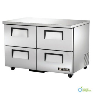 True TUC-48D-4-HC 48" W Undercounter Refrigerator w/ (2) Sections & (4) Drawers, 115v