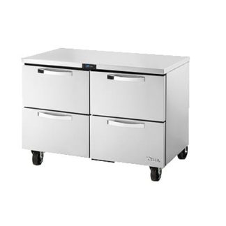True TUC-48D-4-HC~SPEC3 48" W Undercounter Refrigerator w/ (2) Sections & (4) Drawers, 115v