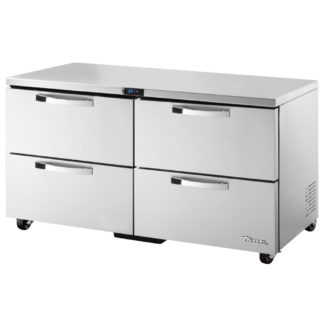 True TUC-60D-4-ADA-HC~SPEC3 60" W Undercounter Refrigerator w/ (2) Sections & (4) Drawers, 115v