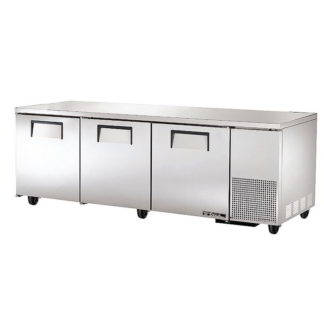 True TUC-93-HC 93" W Undercounter Refrigerator w/ (3) Sections & (3) Doors, 115v