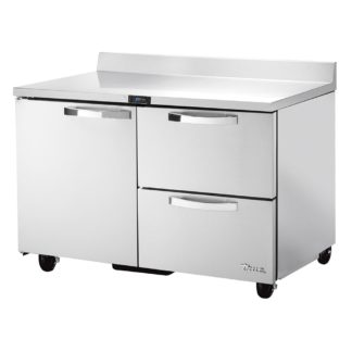 True TWT-48D-2-HC~SPEC3 48" Worktop Refrigerator w/ (2) Sections, (1) Door & (2) Drawers, 115v