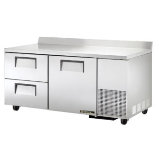 True TWT-67D-2-HC 67" Worktop Refrigerator w/ (2) Sections & (2) Drawers, 115v