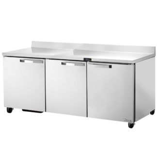 True TWT-72-HC~SPEC3 72" Worktop Refrigerator w/ (3) Sections & (3) Doors, 115v