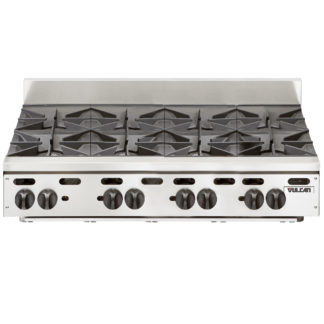 Vulcan VHP848 48" Gas Hotplate w/ (8) Burners & Infinite Controls