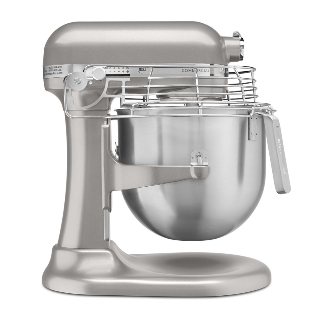 KitchenAid Commercial Series 8 Quart BowlLift Stand Mixer with Stainless Steel Bowl Guard