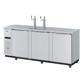 Turbo Air TBD-4SD-N 90 3/8" Draft Beer System w/ (4) Keg Capacity - (2) Columns, Stainless, 115v