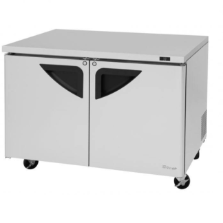 Turbo Air TUR-48SD-N 48 1/4" W Undercounter Refrigerator w/ (2) Sections & (2) Doors, 115v