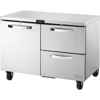 True TUC-48D-2-LP-HC~SPEC3 48" W Undercounter Refrigerator w/ (2) Sections, (2) Drawers & (1) Door, 115v