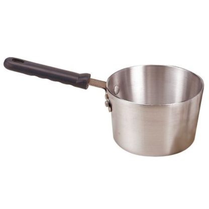 Crestware PAN5H Heavy Gauge Aluminum Sauce Pan with Grip Handle 5.5 Qt.