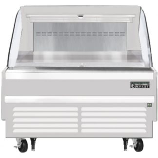 Everest Refrigeration EOMH-48-W-35-S White 48" Horizontal Open Air Merchandiser