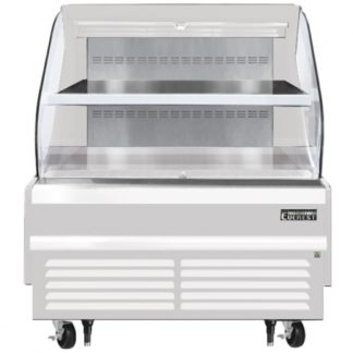Everest Refrigeration EOMH-48-W-35-T White 48" Horizontal Open Air Merchandiser
