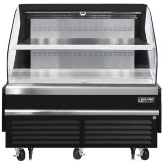 Everest Refrigeration EOMH-60-B-35-T Black 60" Horizontal Air Curtain Merchandiser