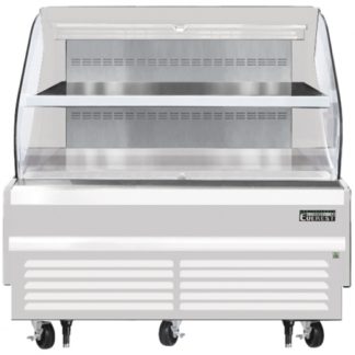 Everest Refrigeration EOMH-60-W-35-T White 60" Horizontal Air Curtain Merchandiser