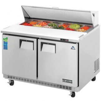 Everest Refrigeration EPBNR2 47-1/2" Two Door Back Mount Sandwich Prep Table - 13 Cu. Ft.