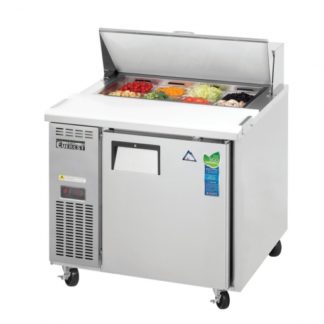 Everest Refrigeration EPR1-24 35-5/8" One Section Side Mount Sandwich Prep Table - 6 Cu. Ft.