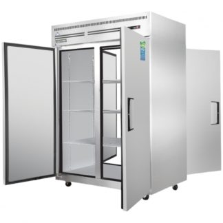 Everest Refrigeration ESPT-2S-2S 49-5/8" Pass-Thru Refrigerator, 48 Cu. Ft.