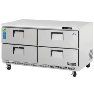 Everest Refrigeration ETBWR2-D4 59-1/4" Two Section Four Drawer Back Mount Undercounter Refrigerator - 18 Cu. Ft.