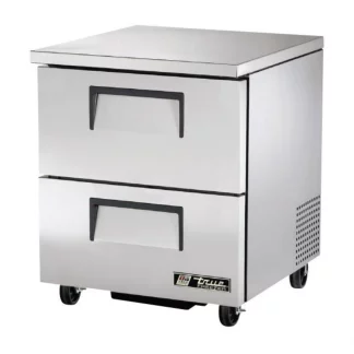 True TUC-27F-D-2-HC 28" W Undercounter Freezer w/ (1) Section & (2) Drawers, 115v